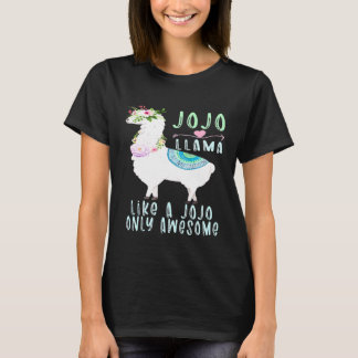 Jojollama als een jojo die alleen Llama Jojo Gewel T-shirt