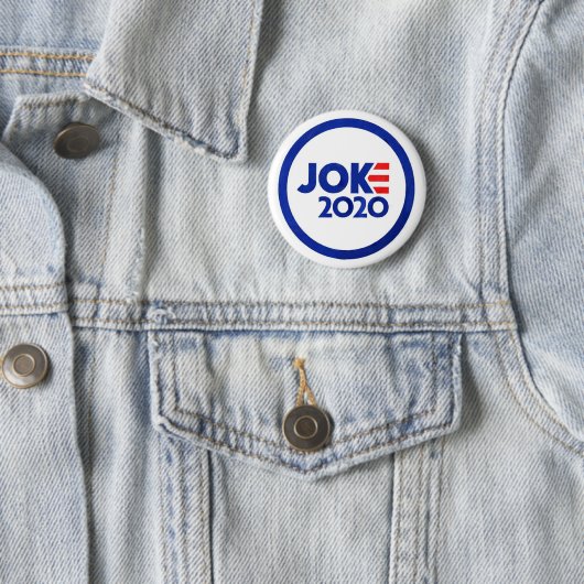 JOKE: Anti-Joe Biden Ronde Button 5,7 Cm (In situ)