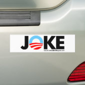 JOKE BUMPERSTICKER (Op auto)