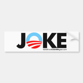 JOKE BUMPERSTICKER