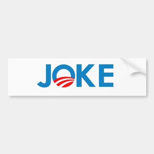 JOKE BUMPERSTICKER (Voorkant)