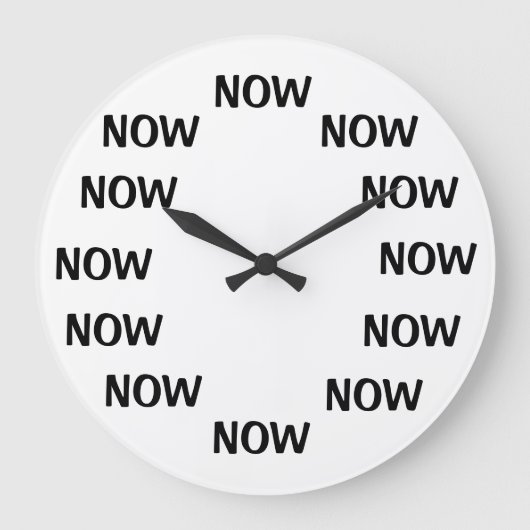 Joke Clocks de tijd is nu Joke Clock Grote Klok (Voorkant)