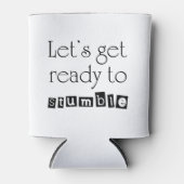 Joke grappige biercadeautjes voor vrienden blikjeskoeler (Voorkant)