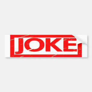 Joke Stamp Bumpersticker