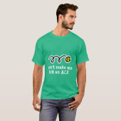 Joke t-shirt tennis avec slogan amusant (Devant entier)