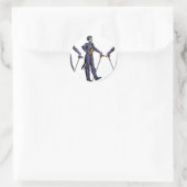 Joker - Alle kanten Ronde Sticker (Tas)