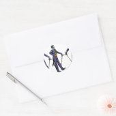Joker - Alle kanten Ronde Sticker (Envelop)
