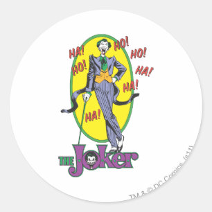 Joker Cackles 2 Ronde Sticker