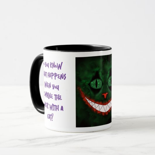 Joker Cheshire Mok (Voorkant links)