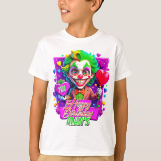 Joker Clawn Verjaardag Kinder geschenken Illustrat T-shirt