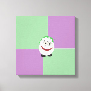 Joker Egg Wrapped Canvas Afdruk
