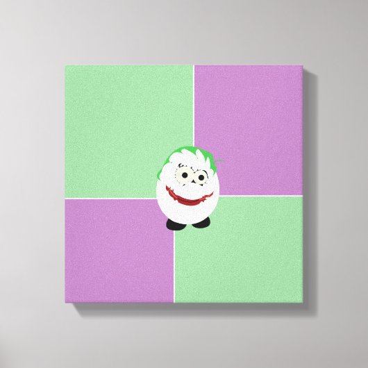 Joker Egg Wrapped Canvas Afdruk (Voorkant)