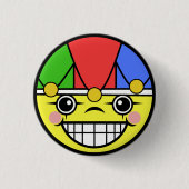 Joker Face Ronde Button 3,2 Cm (Voorkant)