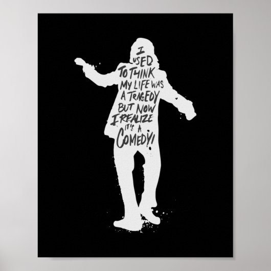 Joker ik dacht altijd dat mijn leven een tragedie poster (Voorkant)
