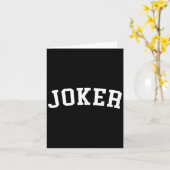 Joker kaart (Gele Bloem)