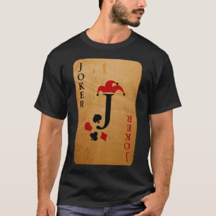 Joker Kaart Kostuum Halloween Deck of Cards T-shirt