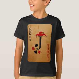 Joker Kaart Kostuum Halloween Deck of Cards T-shirt