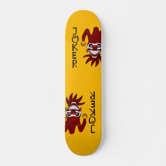 Joker Kaart Skateboard (Voorkant)