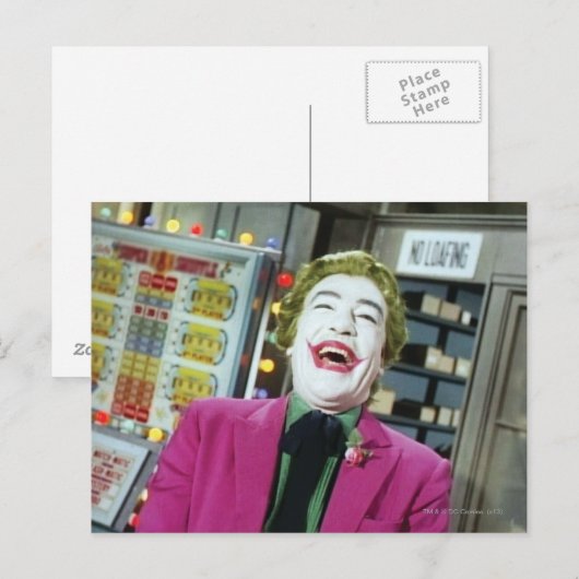 Joker - Laughing 4 Briefkaart (Voorkant / Achterkant)