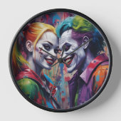 JOker Love Grafitty Harley Quinn Horloge murale Co (Recto)