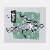 Joker met Golf Club Fleece Deken (Voorkant (Horizontaal))