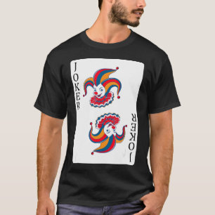 Joker Play Kaart, Funny Prankster Comedian Joker T-shirt