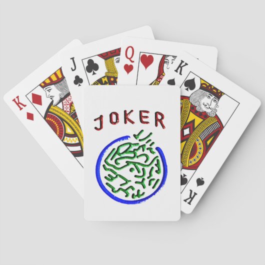 joker pokerkaarten (Achterkant)