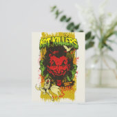 Joker Retro Comic Book Montage Briefkaart (Staand voorkant)