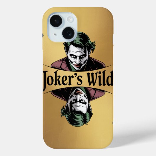Joker’s Wild - à peine là Apple iPhone 15 Coque (Verso)