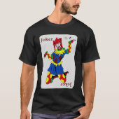 Joker-speelkaart T-shirt (Voorkant)