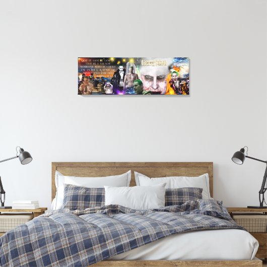 joker wild canvas afdruk (Insitu (Slaapkamer))