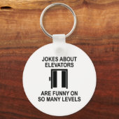 Jokes over liften sleutelhanger (Voorkant)