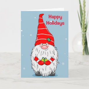 JOKING GNOME ZEGT "GNOME PLACE LIKE HOME" VAKANTIE FEESTDAGEN KAART