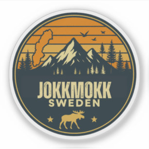 Jokkmokk, Zweden Sverige Sticker