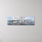 Jokulsarlon gletsjermeer in IJsland canvas print (Voorkant)