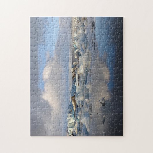 Jokulsarlon-gletsjermeer in IJslandse puzzel Legpuzzel (Verticaal)