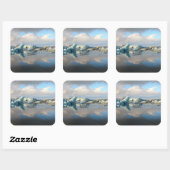 Jokulsarlon ijsberg meer reflectie sticker (Vel)