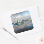 Jokulsarlon ijsberg meer reflectie sticker (Envelop)