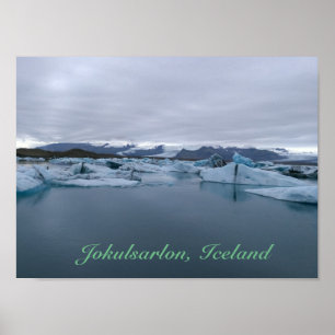 Jokulsarlon, IJsland - poster Glacier Lagoon