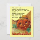  JOL PUMPKIN HARVEST Carving Invitations Kaart (Voorkant)