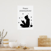 Jólabókaflóð – IJslands boek Overstroming, Poster (Keuken)