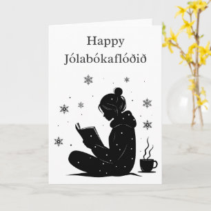 Jólabókaflóð – IJslandse Boekenstroom, Aangepast C Kaart