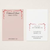 Joli Accessoires artisanaux carte d'affichage arc  (Devant & derrière)