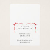 Joli Accessoires artisanaux carte d'affichage arc (Dos)