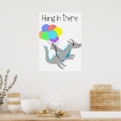 Joli accrocher là-bas DRAGON poster de bureau (Cuisine)