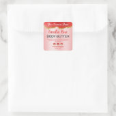 Joli Agate Red Gold Parties scintillant Étiquettes (Sac)