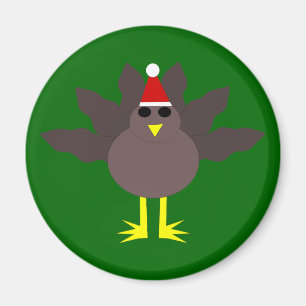 Joli aimant de dinde de Noël