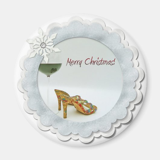 Joli aimant Joyeux Noël ! (Devant)