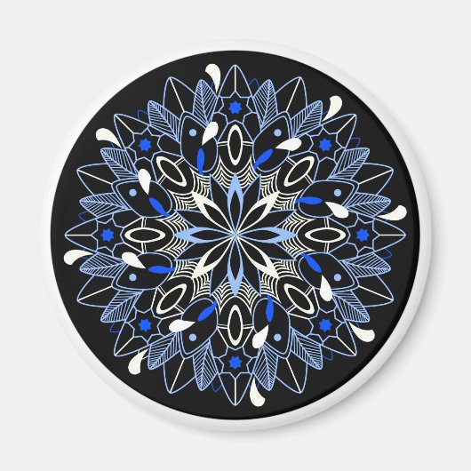 Joli aimant Mandala (Devant)