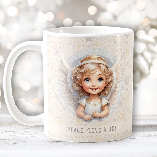 Joli ange Noël Nom de fête Mug